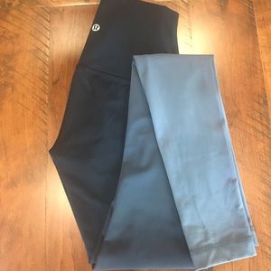 Lululemon black and gray ombré legging